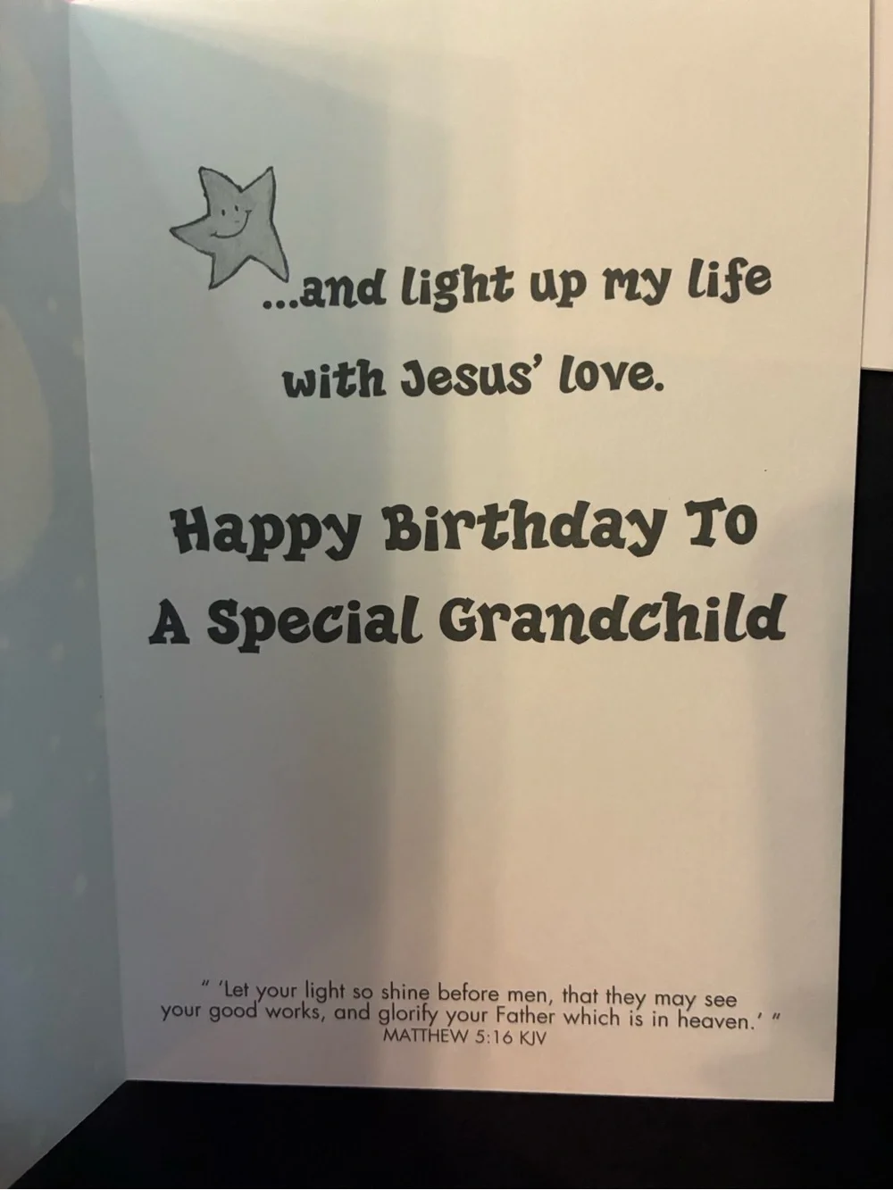 Grandchild Birthday cards set